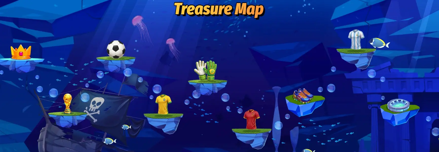 Winshark Casino Treasure Map